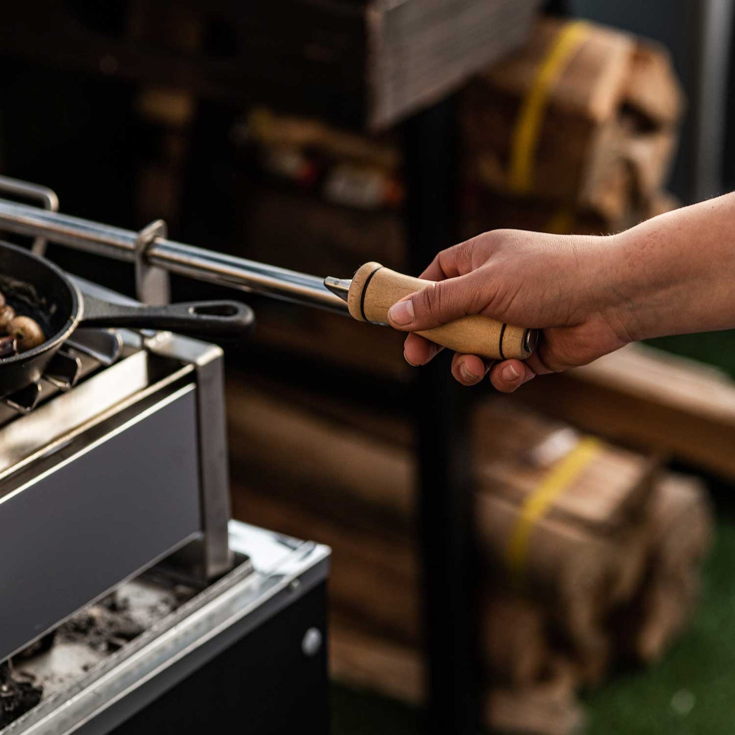 Stainless Steel Big Lifting System Grill