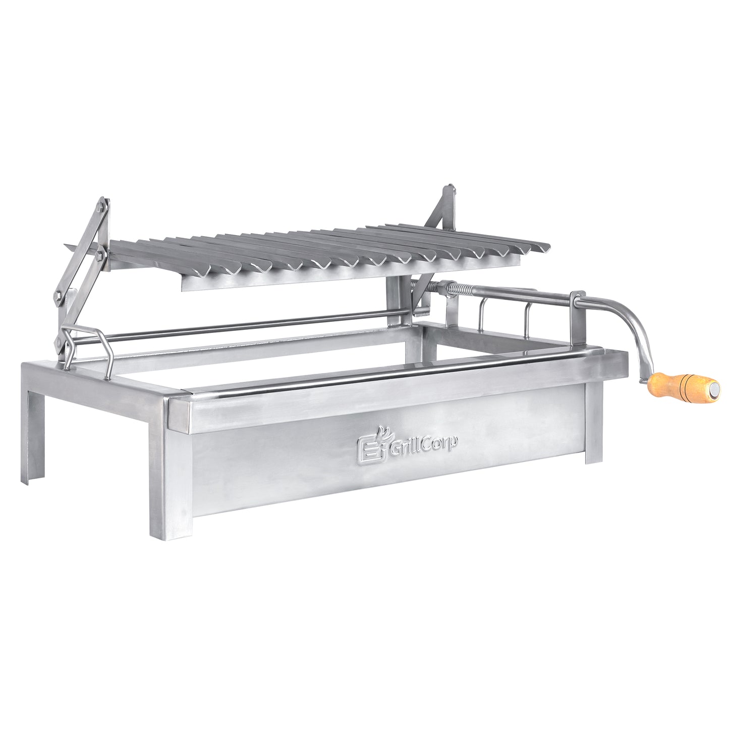 Medium Portable Grill, Built-In Grill with Accessory Lift System, made of stainless steel